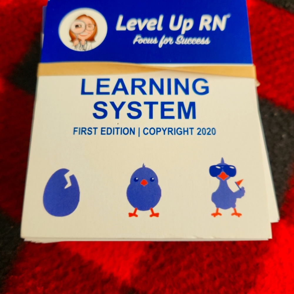 Level Up RN Learning System cards pack only opened reposhing this item !!